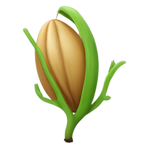 a seed which is just about to grow sticker