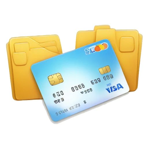 The credit card sticker