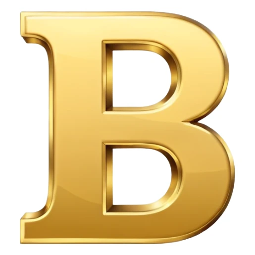 B D D letters sticker