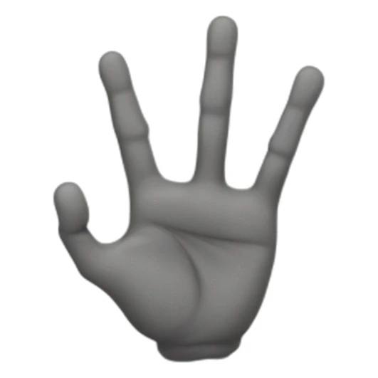 Hand nach unten Mittelfinger mit Zeigefinger gekreuzt sticker