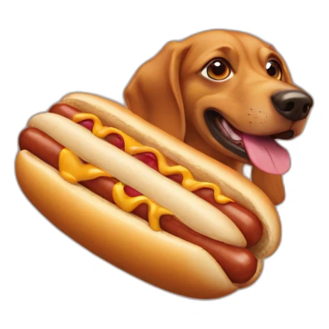HotDog mit Hund drin sticker