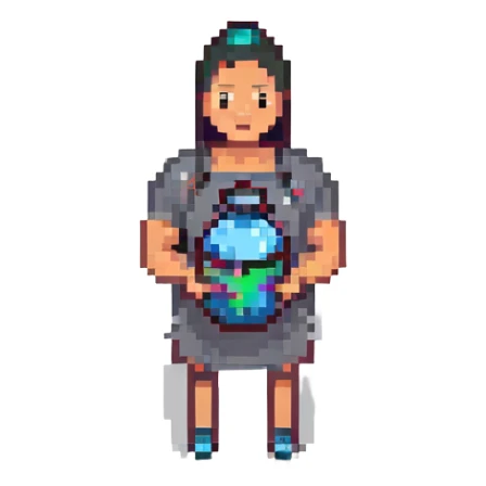 Asian fitness fan with a protein shaker sticker