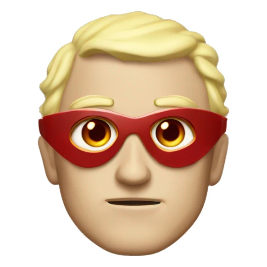 homelander with laser red eyes sticker