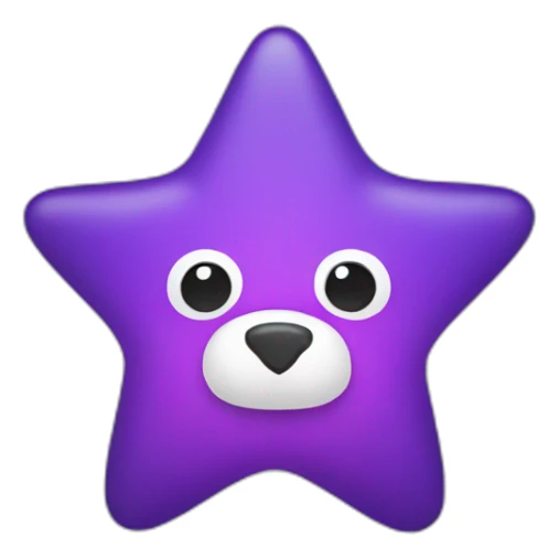 bear star sticker