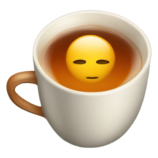 A warm cup of tea sticker