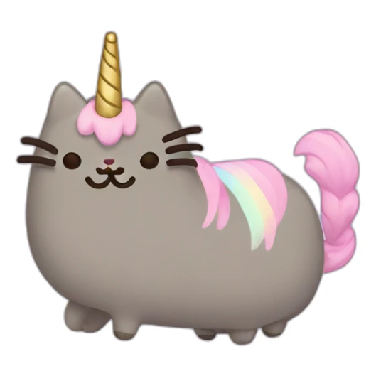 pusheen unicorn sticker
