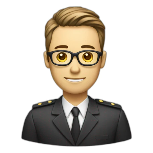 persona con un ordenador sticker