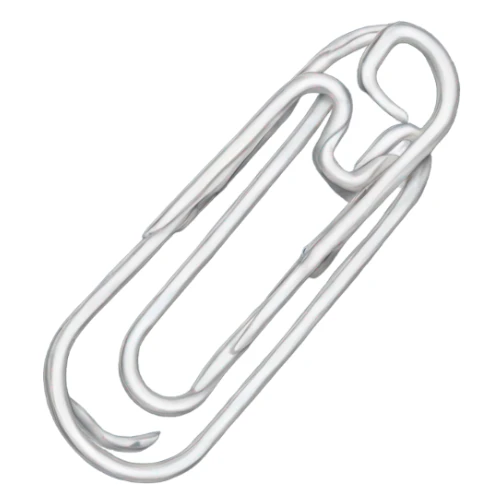Paper clip sticker