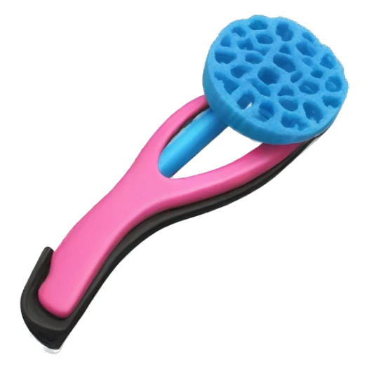 Velcro Curler made of plastic sticker