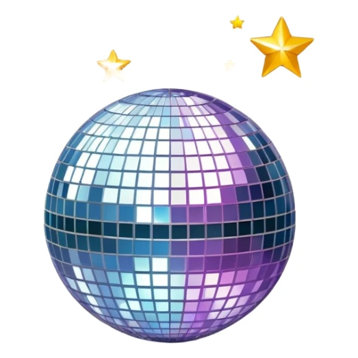 Disco ball with stars for 'Everybody' by Backstreet Boys sticker