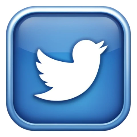 badge bleu du compte WhatsApp et Facebook certifié sticker