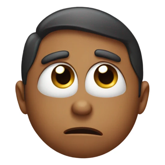 Heart eyes sad sticker