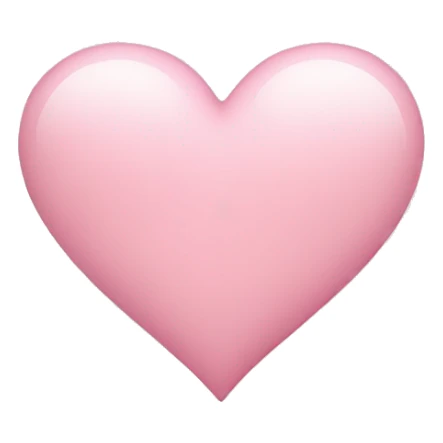 Light pink heart  sticker