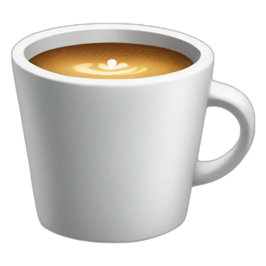 a cup of coffee with a pack of cigarettes by its side sticker