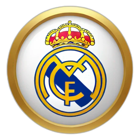 La logo du Real Madrid dans une poubelle sticker