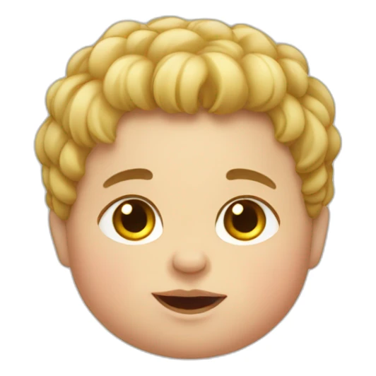 spain-fat-baby-with-hair sticker