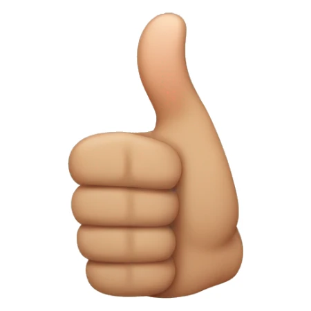 big thumb looks like youtube thumbs up sticker