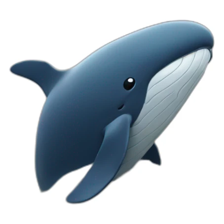 whale-on-a-mountain sticker