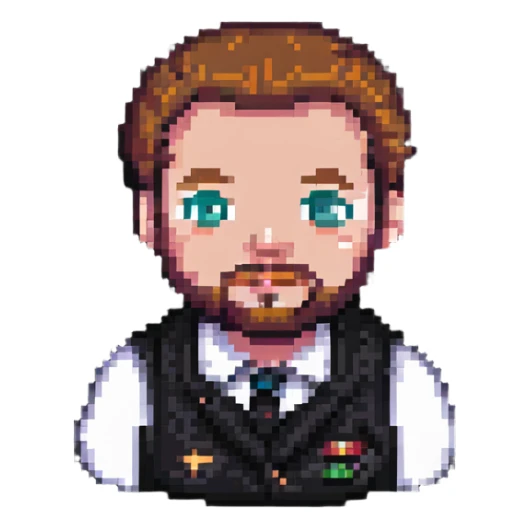 abrahm as a character sticker