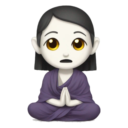 Creepy and cute sacred of burma sticker