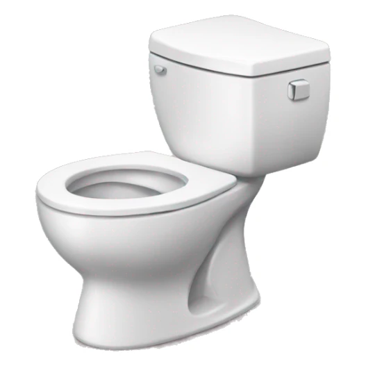 Toilet with a mini toilet next to it  sticker