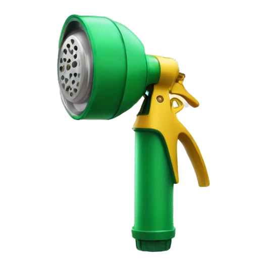 garden sprinkler golden water spraying  sticker