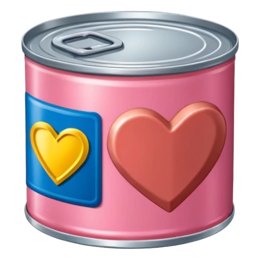 jeff koons style SPAM canned meat HEART  sticker