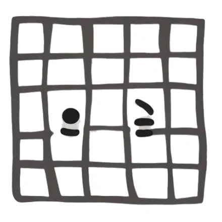 a square sheet of paper with text written in a sloppy way  sticker