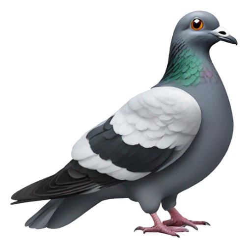 Trump’s face on a pigeon sticker