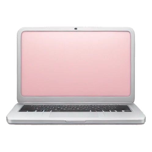 Light pink laptop sticker