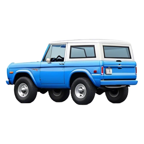 Ford Bronco - Ford (Model Year: 2021) (Iconic colour: Blue) sticker