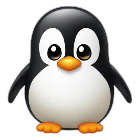 pingüino enamorado sticker