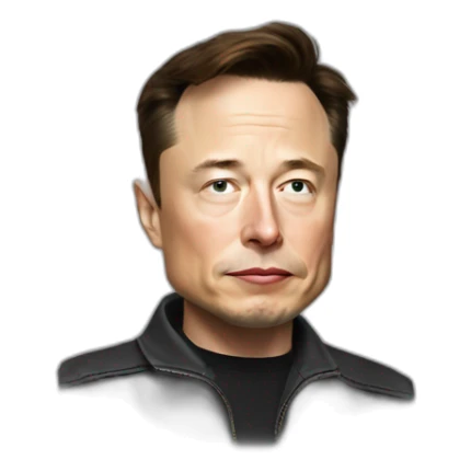 Elon Musk very sad sticker
