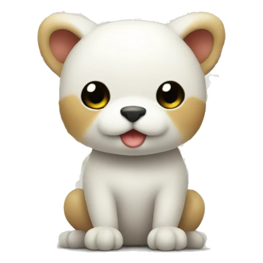 cute animal holding currency ₩ sign sticker