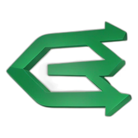 Euro and arrow pointing left and arrow pointing right sticker