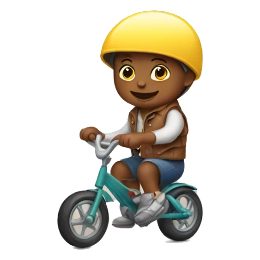 baby riding a bike sticker
