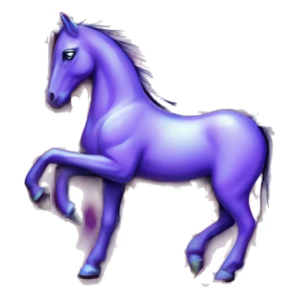 Neon Pegasus unicorn psychedelic flowers floral groovy art neon  sticker