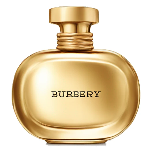 Burberry Goddess perfume gold bottle  sticker