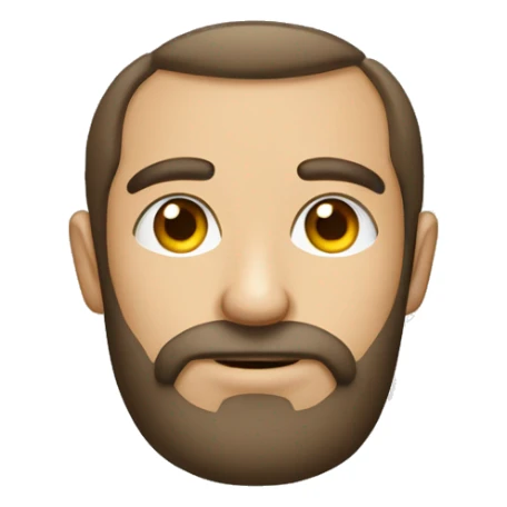 jovem advogado barba bem feita moreno olhos cor de mel sticker