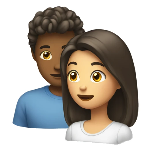 PERSON LOOKING AT THE PHONE A GIRL sticker