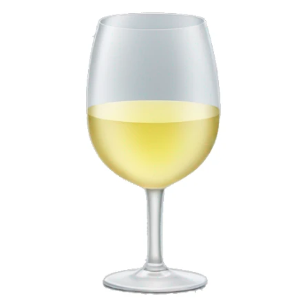 A glass of White wine sticker