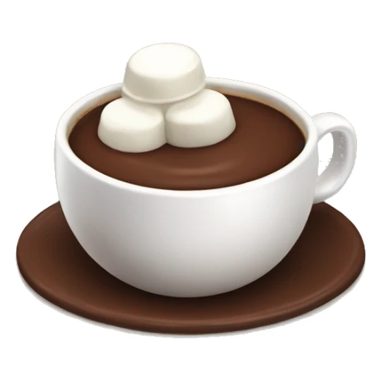 Cup of Chocolate with marsmellow sticker