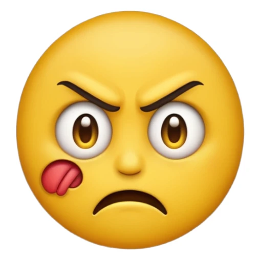 emoji diciendo malas palabras sticker
