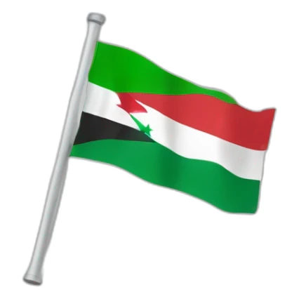 Drapeau Algérie +Palestine sticker