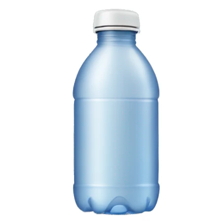 A water bottle is a portable container designed to hold and transport water or other beverages sticker