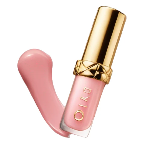 Light Pink Dior Lip Oil with Golden Package sticker