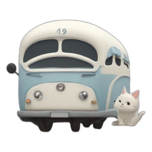 Le chat bus de Mon Voisin Totoro sticker