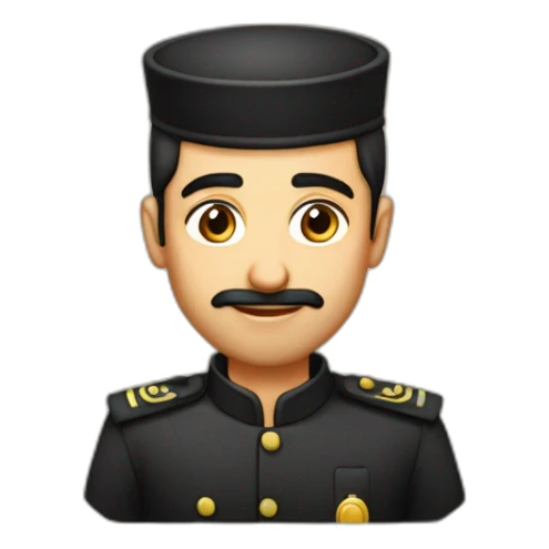 Mahmud mazaher admin of restaurant in bafgh iran yazd sticker