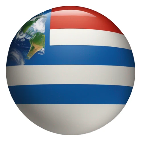 Flag of earth sticker