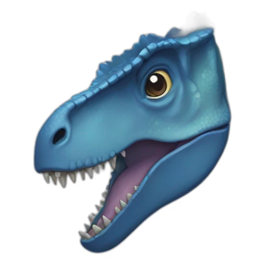tyrannosaurus-blue-arc-en-ciel sticker